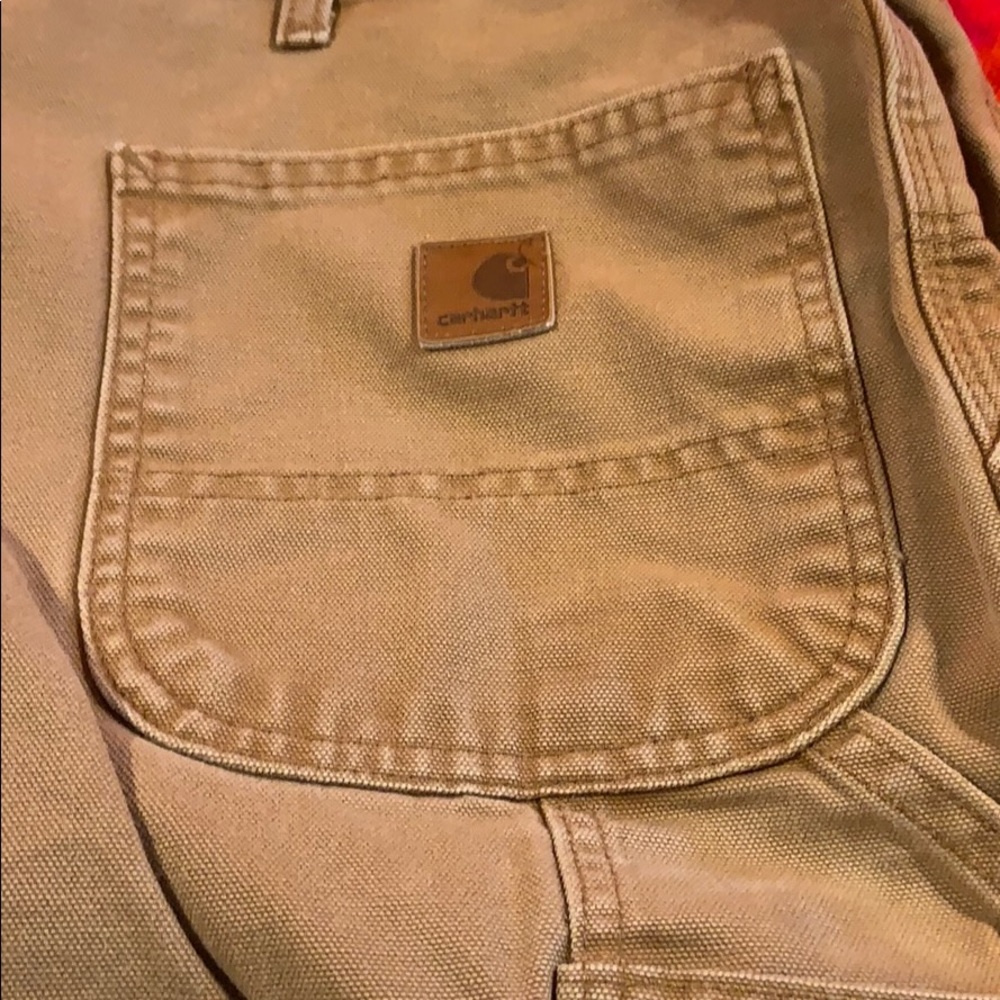 Carhartt dungaree carpenter pants